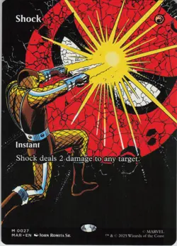 Shock (Borderless) M Marvel Universe Eternal-Legal 27 NM Normal MTG - Image 1