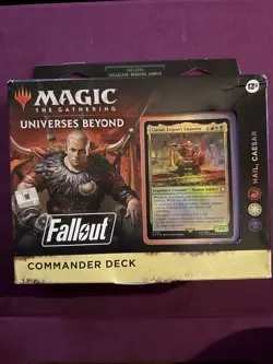MTG Fallout Hail Caesar Commander Deck Universes Beyond Magic The Gathering - Image 1