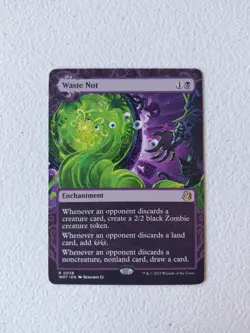 MTG Waste Not-Wilds of Eldraine: Zombie Enchanting Tales Magic #250 - Image 1
