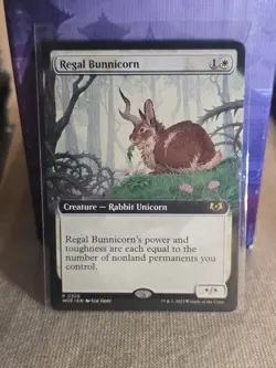 Regal Bunnicorn (Extended Art) Wilds of Eldraine Regular - Image 1