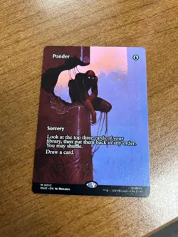 Ponder (Borderless) Marvel Universe Eternal-Legal Regular NM-M MTG Unplayed - Image 1