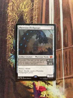 Phyrexian Fleshgorger NM, English MTG The Brother's War - Image 1