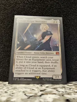Final Fantasy MTG - Cloud, Midgar Mercenary Mythic Non-Foil (Near Mint) - Image 1