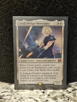 Final Fantasy MTG - Cloud, Midgar Mercenary Mythic Non-Foil (Near Mint) - Image 2