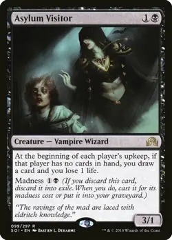 Asylum Visitor [Shadows over Innistrad] Near Mint Foil MTG - Image 1