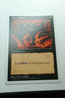 MTG Dark Ritual x1- -Fifth Edition-Lightly Played - Image 1