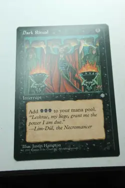 MTG Dark Ritual x1- -Ice Age-Lightly Played - Image 1