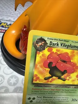 Dark Vileplume 30/82 Unlimited Rare - Team Rocket - Pokemon TCG 2000 Vintage - Image 2