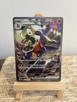 Pokemon TCG S&V Destined Rivals: Cynthia's Garchomp EX Card 232/182 Pack Fresh - Image 2