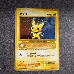 Vintage Pokemon - Pichu Holo - Neo Genesis Japanese #142 LP/NM - Image 2