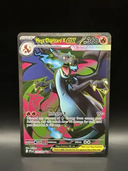 Mega Charizard X ex 109/094 - Pokemon Phantasmal Flames Card - NM - Image 1