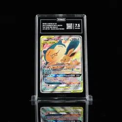 TAG 7.5 Eevee & Snorlax GX SM169 Black Star Promo Sun & Moon Tag Team Tin Komiya - Image 3