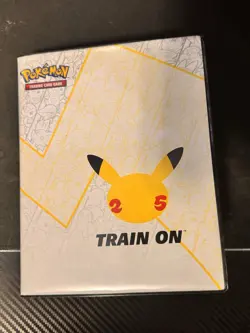 Pokemon Jumbo 25th Anniversary Jumbo Oversized Card Binder with 60 cards - Image 1