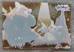 Pikachu & Mimikyu Pokemon Center Transparent Clear Card Promo 6" - Image 2