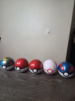 Pokemon TCG PokeBall Tin Various Balls EMPTY No cards Lot Of 5 - Image 4