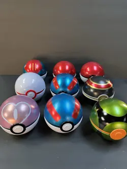 Pokemon Empty Tins, Lot of 9. NO CARDS, TINS ONLY! - Image 1