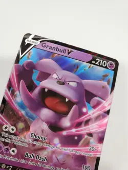 Pokemon TCG Granbull V Sword & Shield: Brilliant Stars 057/172 Holo Ultra Rare - Image 4