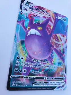 Pokemon TCG Crobat VMAX Shining Fates 045/072 Holo Ultra Rare - Image 2