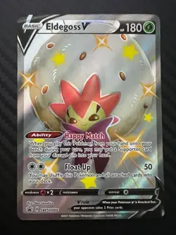 Pokemon TCG Eldegoss V SWSH Black Star Promos SWSH084 Holo Promo NM - Image 1