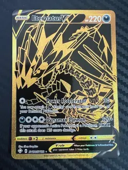 Pokemon TCG Eternatus V Shining Fates SV121/SV122 Holo Shiny Holo Rare NM - Image 1