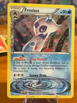 2016 Pokemon XY Generations Froslass RC8/RC32 Holo Uncommon Stage 1 MP - Image 1