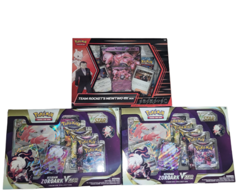 pokemon team rockets mewtwo ex box (2X hisuian zoroark vstar premium box) - Image 1