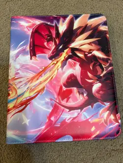 Charizard Card Binder for Pokemon Cards Holder 900 Cards w/ 50 Removable Sleeves - Image 1