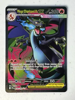 Pokemon Phantasmal Flames Mega Charizard x EX 109/094 NM In Hand Ship ASAP - Image 1