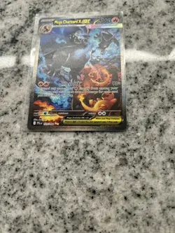 2025 Pokemon Phantasmal Flames - 125/094 Mega Charizard X ex SIR FRESH PULL NM - Image 2