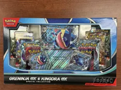 Pokemon Greninja ex & Kingdra ex Special Collection - New & Sealed - 8 Packs! - Image 1