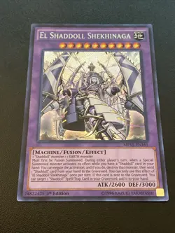 Yugioh! EL Shaddoll Shekhinaga 1st Edition Secret Rare MP15-EN161 NM - Image 2
