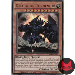 Yugioh Obelisk the Tormentor Ultra Rare Limited Edition LP - Image 1