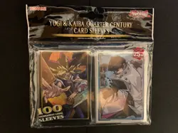 Konami Yu-Gi-Oh Deck Protectors - YUGI & KAIBA QUARTER CENTURY (100 Sleeves) - Image 1