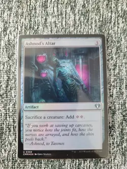 MTG Magic the Gathering Ashnod's Altar Commander Masters LP Foil Card (368/1173) - Image 1