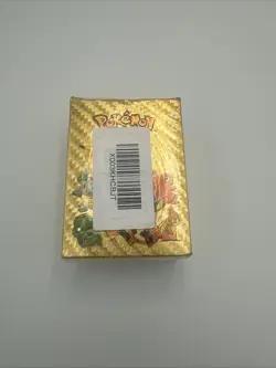110 Pcs Sealed Pokemon Foil Gold Cards Pack Tcg GX Fan Art - Image 3