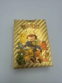 55 Pack Pokemon Card Foil GOLD PACK CARDS TCG GX Fan Art factory unsealed - Image 1