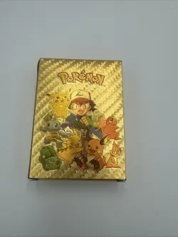 55 Pack Pokemon Card Foil GOLD PACK CARDS TCG GX Fan Art factory unsealed - Image 2