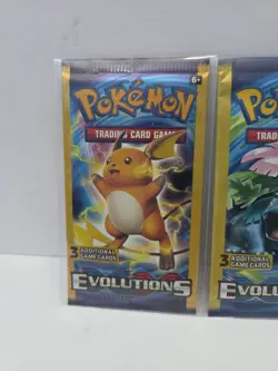 Pokemon XY Evolutions Booster Pack 3-Card Mini Pack 4 Pack Art Set New Sealed - Image 2