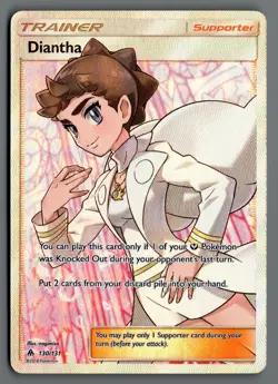 Diantha (Full Art) 130/131 SM - Forbidden Light Pokemon Card - Image 1