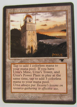 Magic The Gathering - Urza's Tower (Shore) Card - Antiquities - Image 1