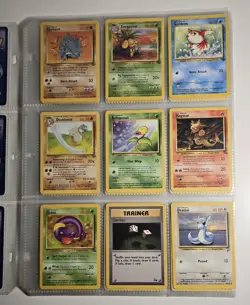Vintage Pokemon TCG Binder Card Lot ×108 Cards Total NM - Image 3