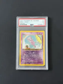 Mew Reverse Holo - 1/18 - Southern Islands Vintage WOTC Promo Pokemon Card PSA 5 - Image 1