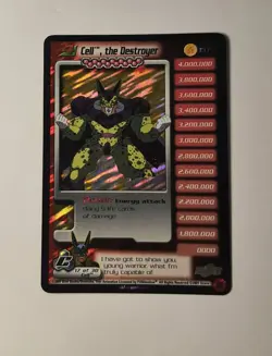 Cell the Destroyer 137 Rare Cell Saga DBZ CCG Dragon Ball Card limited Foil - Image 1
