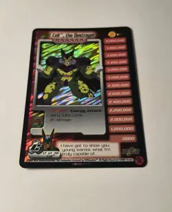 Cell the Destroyer 137 Rare Cell Saga DBZ CCG Dragon Ball Card limited Foil - Image 2