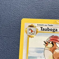 1st Edition Pidgeotto (Tauboga) 22/102 - MP Rare - German Base Set Pokemon Card - Image 2