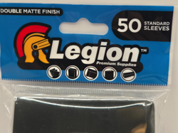 Legion 50 Double Matte Deck Card Protector Sleeves Black F White B Magic Pokemon - Image 2