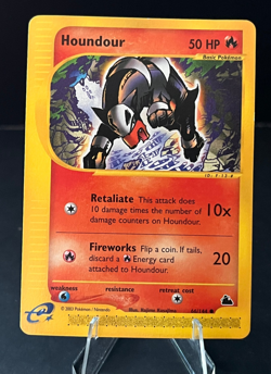 Houndour 66/144 Skyridge Regular - Pokemon Card - Image 1