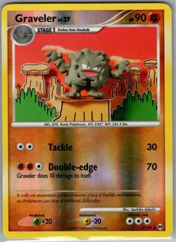 Graveler 37/99 Reverse Holo Arceus - Pokemon Card - NM - Image 1