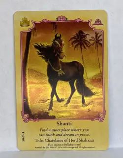 Bella Sara Royalty Card Shanti S38/55 RARE FOIL CARD - Image 3
