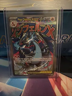 Pokemon Card PHANTASMAL FLAMES MEGA CHARIZARD X EX 023 ENG BLACK STAR PROMO - Image 3